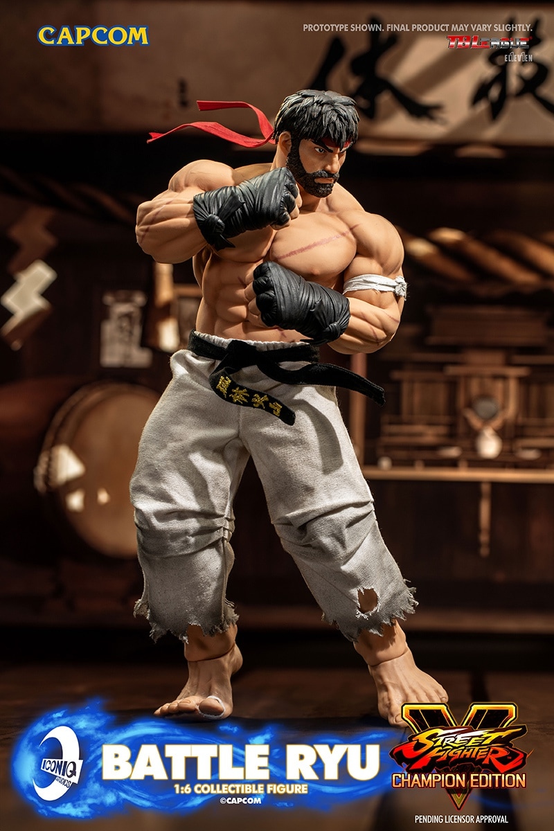 予約 ICONIQ STUDIOS 1/6 ストリートファイター リュウ 戦闘.Ver 全