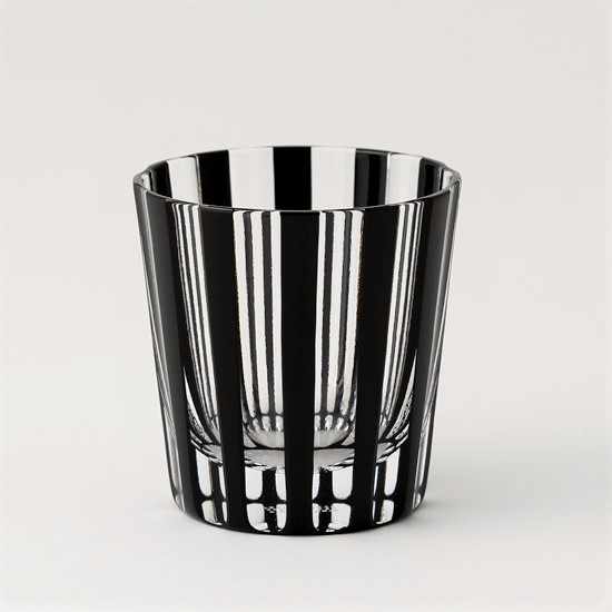 木本硝子 黒い切子 KUROCO ストライプ ミニオールド 江戸切子 東京切子