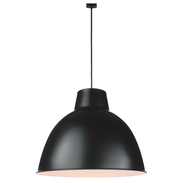 MUJI 無印良品 アルミ ペンダントライト 中 ブラック 電球型蛍光灯 20W