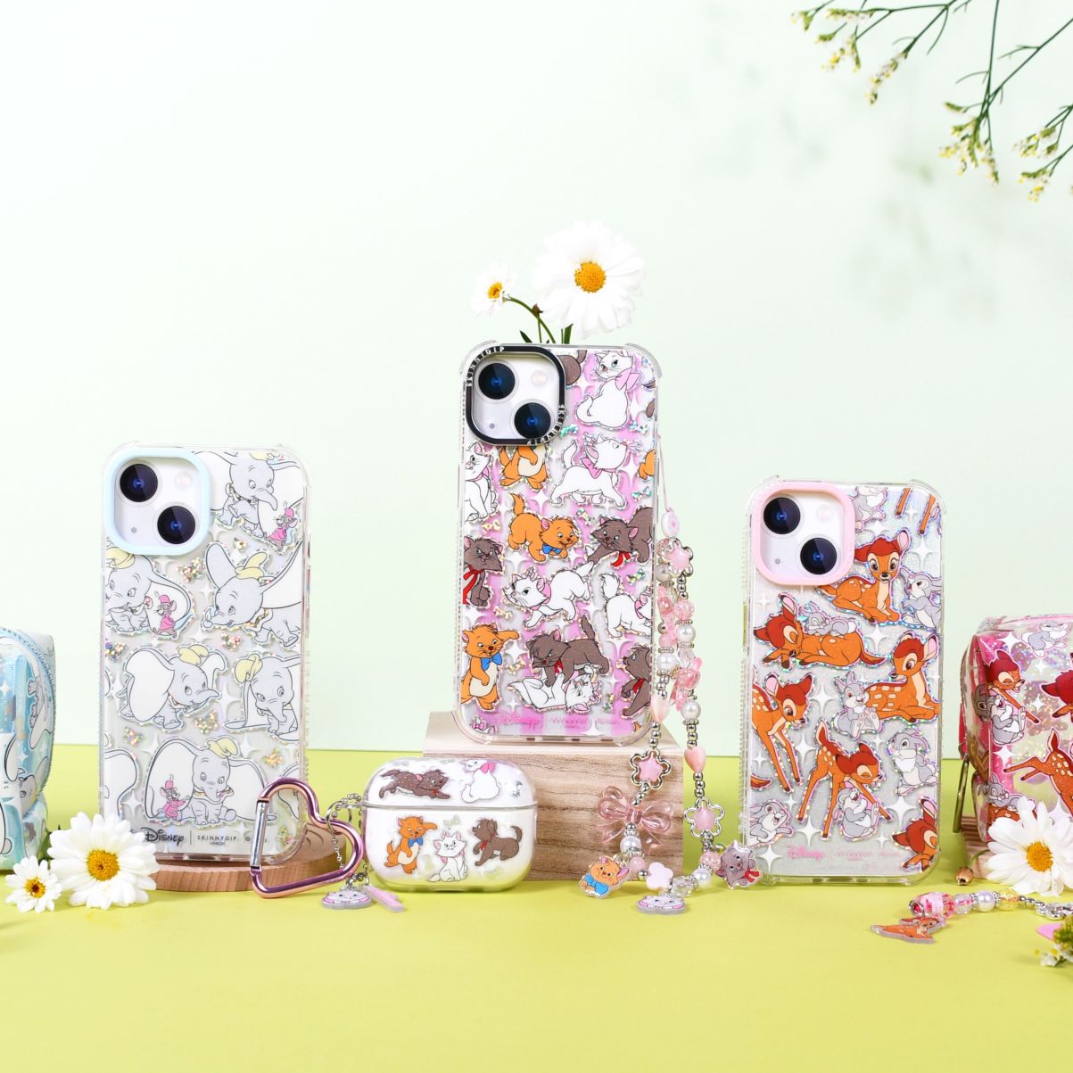 SKINNYDIP メゾピアノ スマホケース iPhone16 リストストラップ 【即日