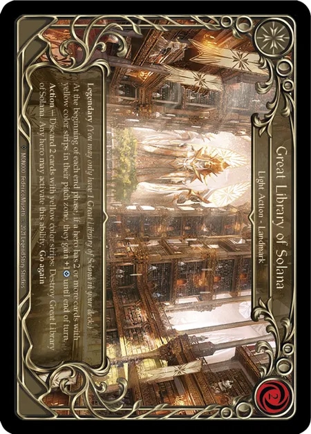 EN】《Rainbow Foil》[Light] Great Library of Solana 「F」〔MON