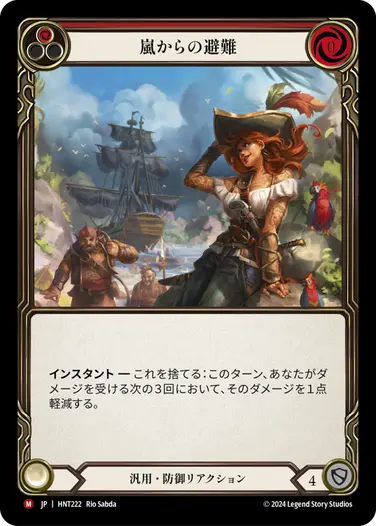 嵐からの非難 foil FaB 嵐からの避難 Shelter from the Storm 日本語