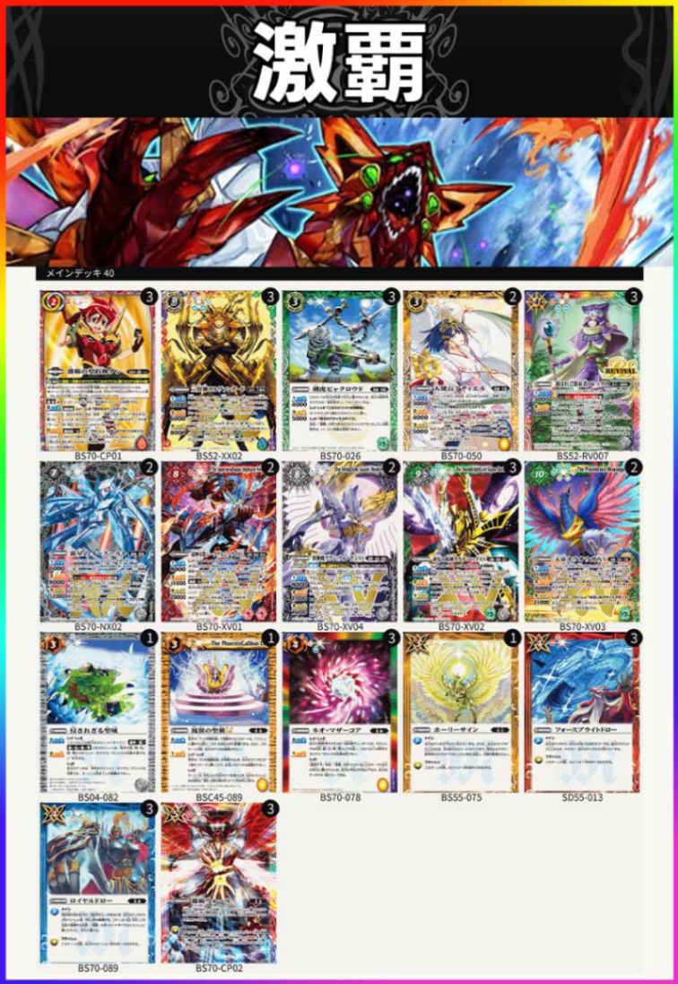 バトルスピリッツ 激覇デッキ+差し替えパーツ バトルスピリッツ 激覇