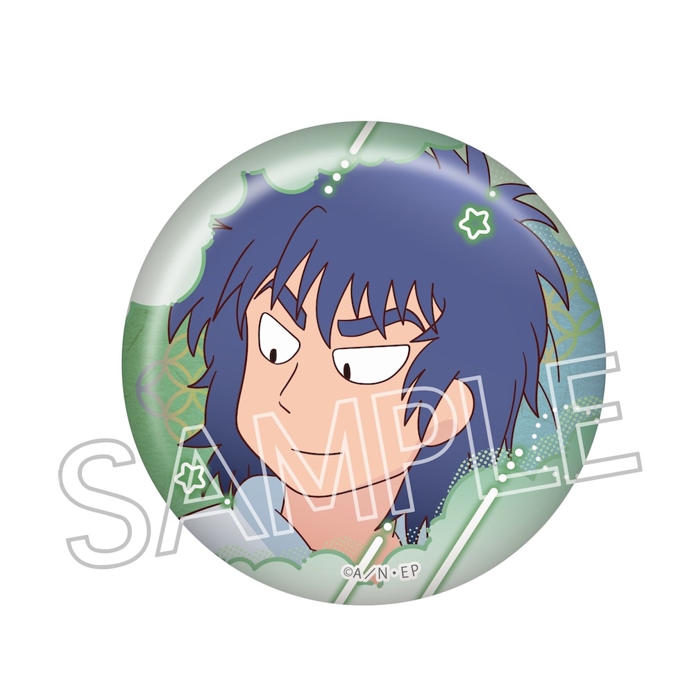 忍たま乱太郎 カラオケの鉄人 カラ鉄 缶バッジ 土井半助 山田利吉