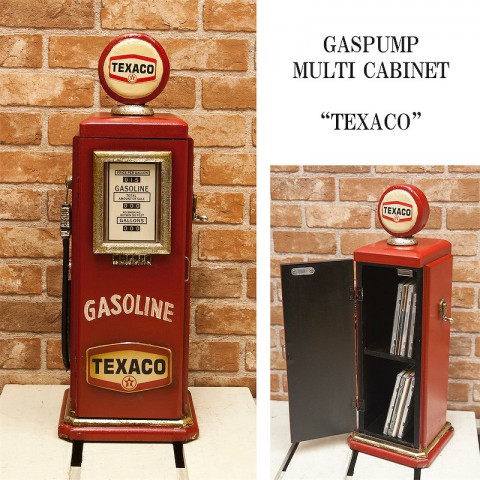 アンティークアイテム[ガスポンプ・マルチキャビネット(GASOLINE