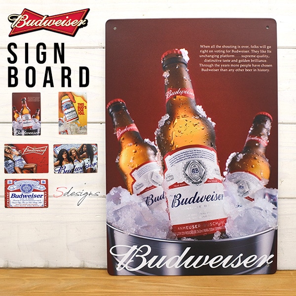 バドワイザーBudweiserバドガールポスターフレーム額入 (縦76.5cm
