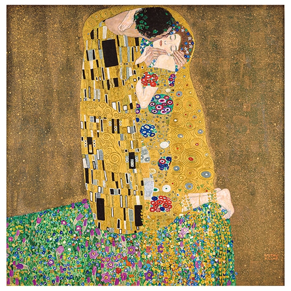 クリムト 接吻 絵画 額装 グスタフ・クリムト「接吻」｜エンディ