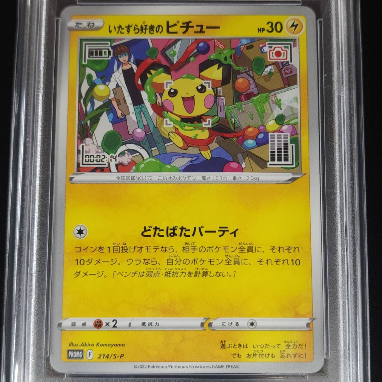 いたずら好きのピチュー psa10 4連番 214 ピチュー はじめしゃちょー