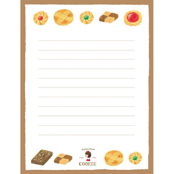 古川紙工 オトメ時間 スイーツレターセット クッキー 美濃和紙 日本製
