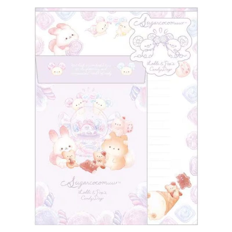 シュガーバニーズ メモ帳 シュガーバニーズ メモ帳 レターセット