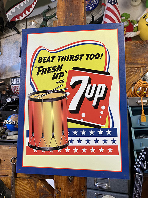 専用⭐︎激レア⭐︎【7up セブンアップ】ヴィンテージライトアップ時計