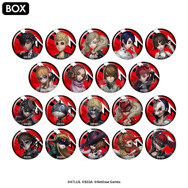 ペルソナ5 PERSONA 5 缶バッジ モチーフデザイン 全8種セット
