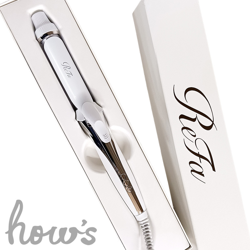 ReFa カールヘアアイロン ホワイト/シルバー38mm