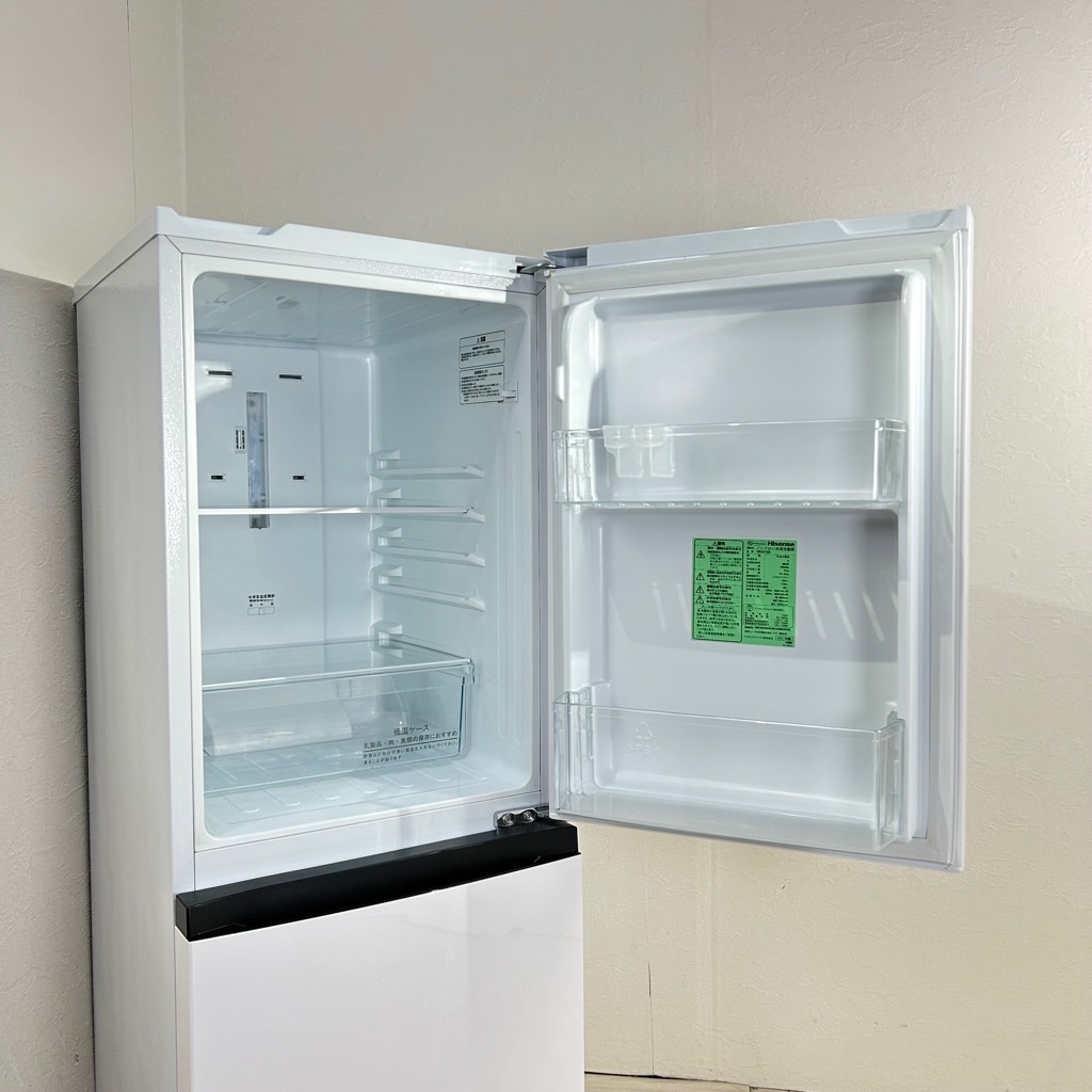 Hisense 2ドア冷凍冷蔵庫 HR-D15A 小売業者 Hisense 商品名 2ドア冷凍