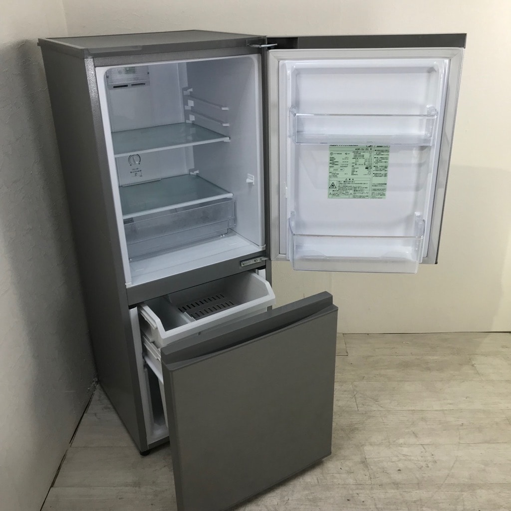 AQUA ノンフロン冷凍冷蔵庫 AQR-13E8 (W) 2021年製 ♦️AQUAノンフロン