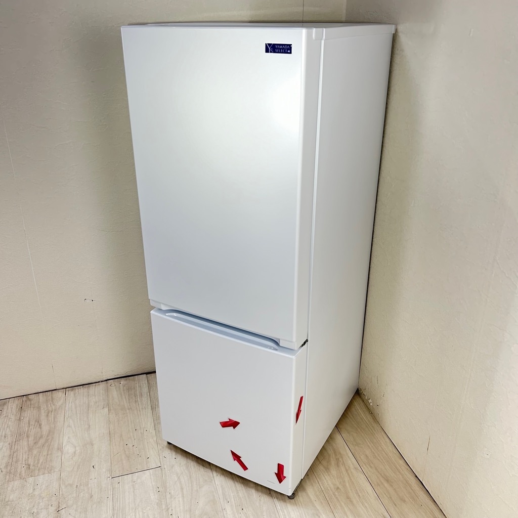 ノンフロン冷凍冷蔵庫 YAMADA YRZ-F15G1 2020年製