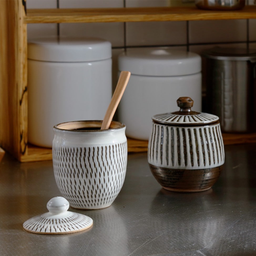 蓋付ポット （小石原ポタリー） | 保存容器 | cotogoto