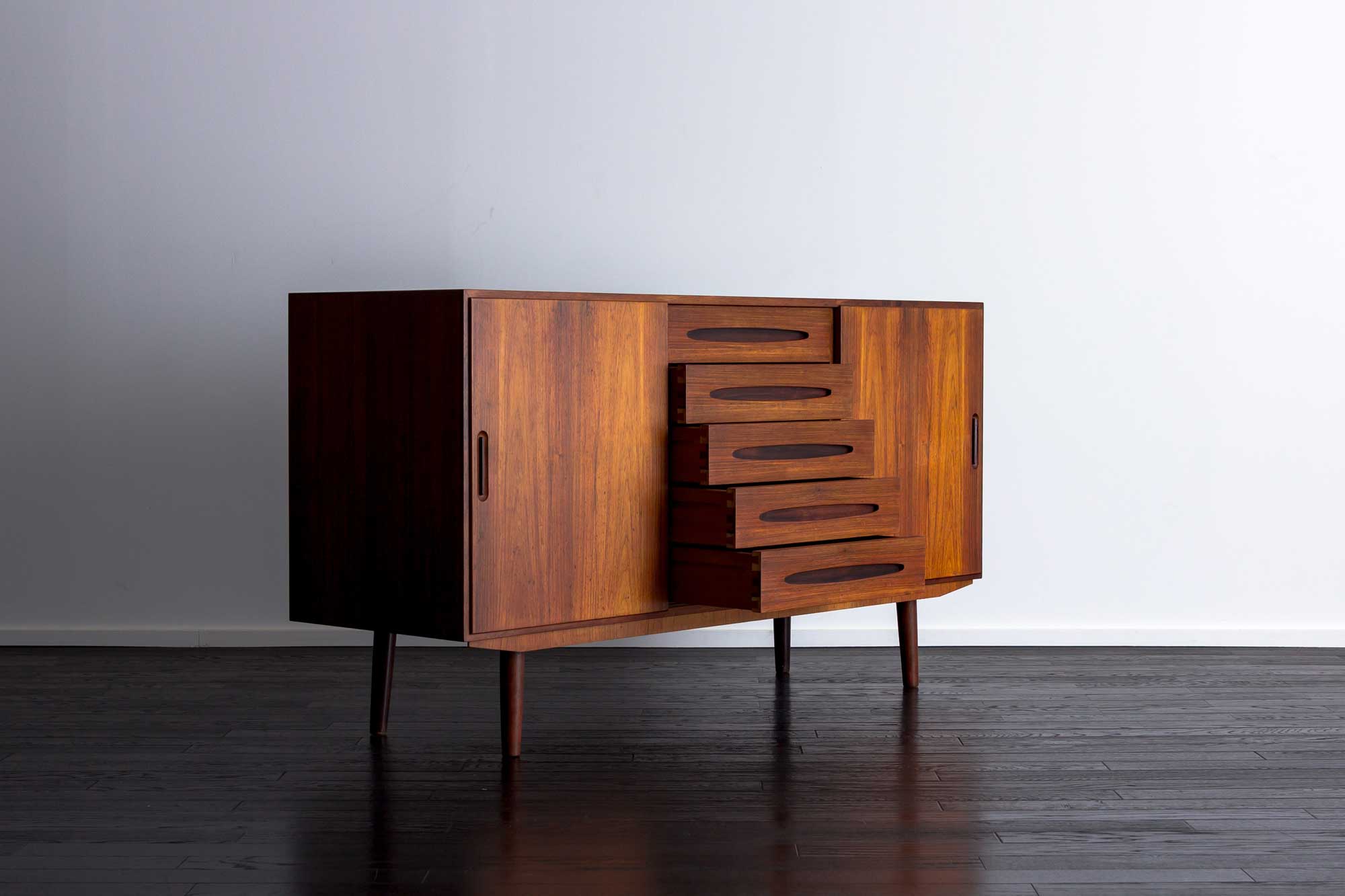 昭和レトロ ステンドグラス風 木製サイドボード 飾り棚 カップボード