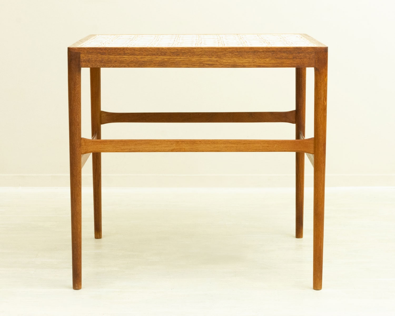 デンマークヴィンテージ サイドテーブル 引き出し付き チーク材 北欧