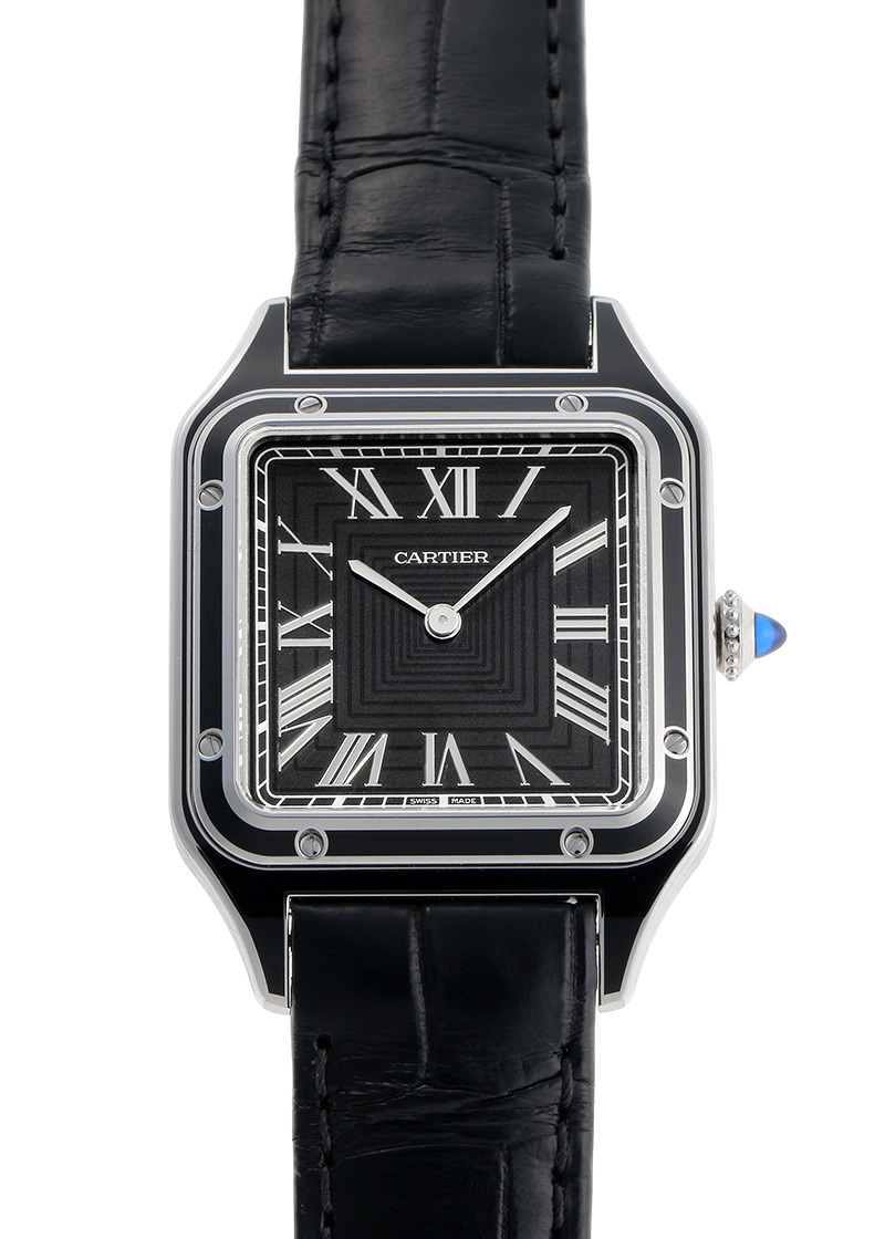 カルティエ - サントス デュモン LM | CARTIER | WSSA0046 | SS 黒文字