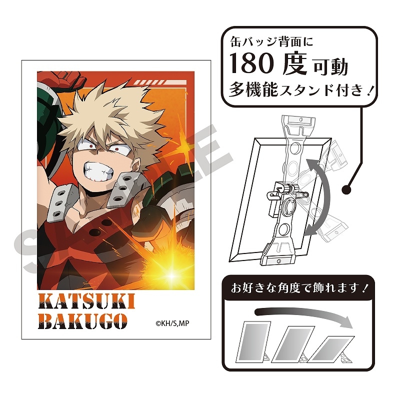 爆豪勝己 原作缶バッジ 第7弾 ヒロアカ 原作コレクション缶バッジ 第7