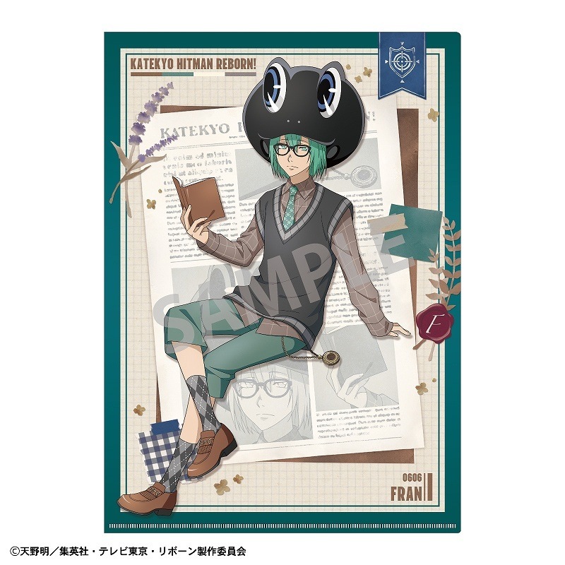 家庭教師ヒットマンREBORN! A4シングルクリアファイル＿フラン／英国