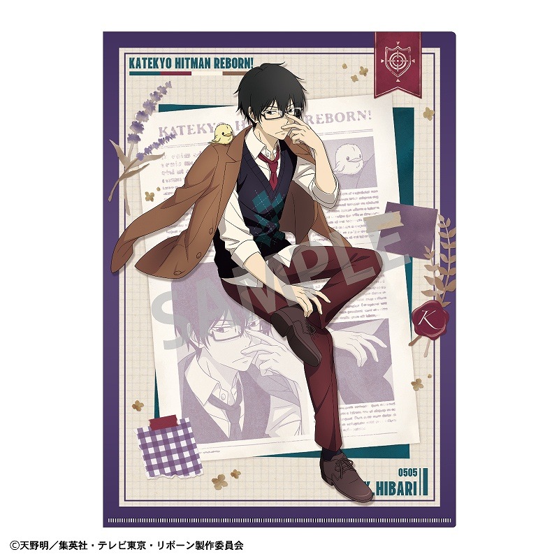 REBORN リボーン☆雲雀恭弥／JF限定 ミニクリアファイル＆ポストカード