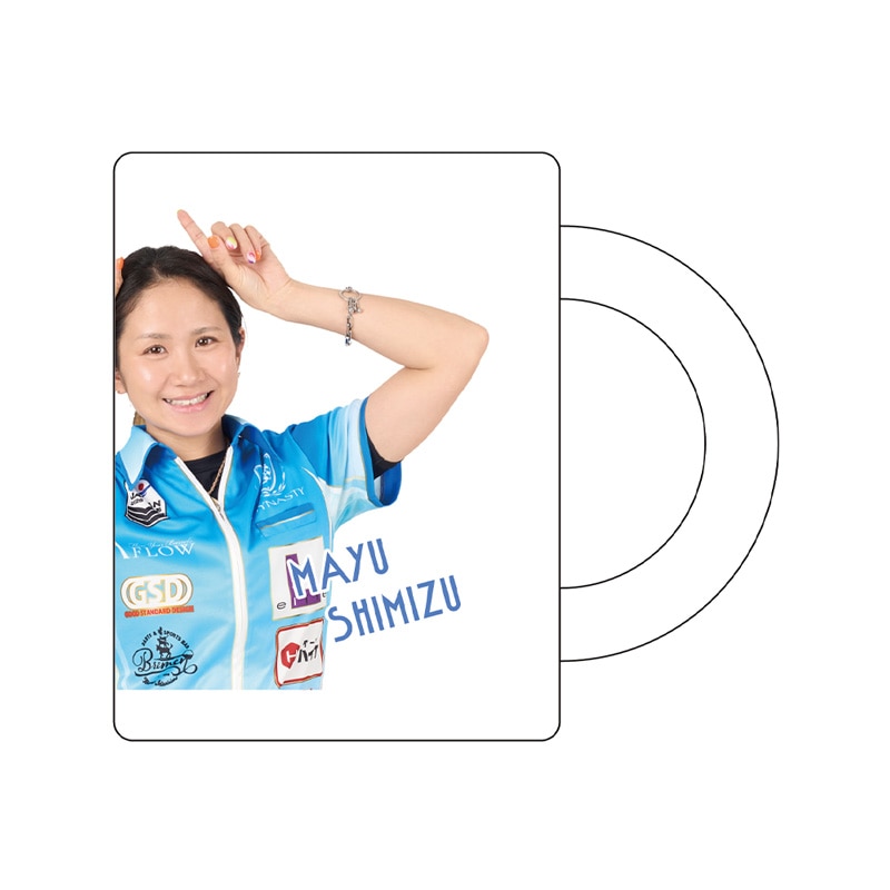 2024テーマ付ダーツハイブ限定 DARTSLIVEカード 清水舞友選手サイン入