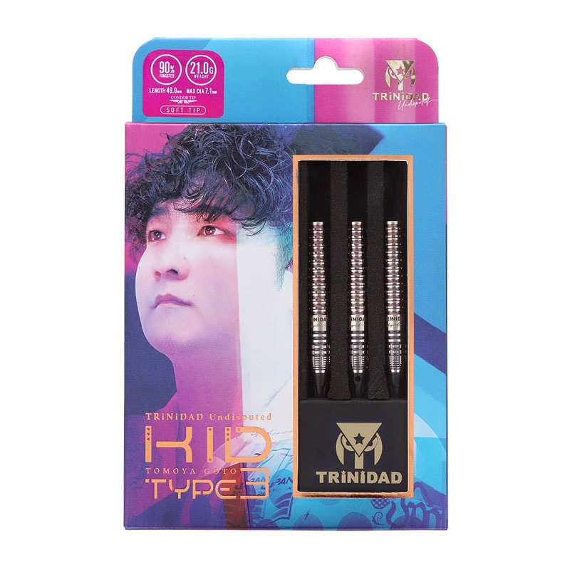 【フライト付き】TRINIDAD KID TYPE 3 ダーツ 後藤智弥 ダーツ > ソフトダーツ > ブランド【タ行】 > トリニダード > PRO