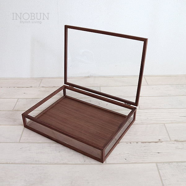 次回1/末予定】La Luz（ラ・ルース） ガラス ジュエリーボックス 木製