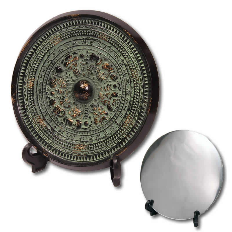 中国 古銅 神獣文 銅鏡 古鏡 M 4145E 中国 古銅 神獣文 銅鏡