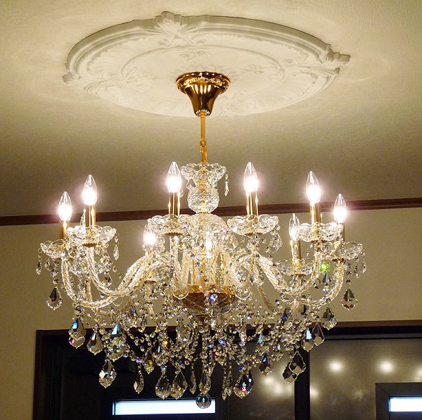 シャンデリア LED 10 light D102 H約80cm 未使用 シャンデリア LED 10