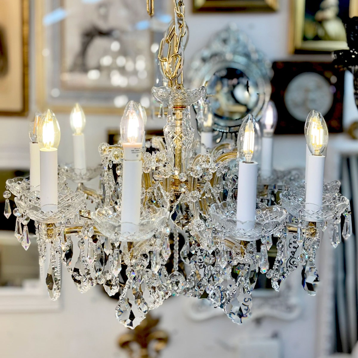Dotzauer】オーストリア・最上級クリスタルシャンデリア10灯 (Φ650