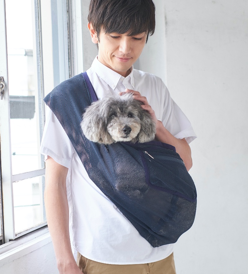 erva(エルバ)の夏用メッシュドッグスリング