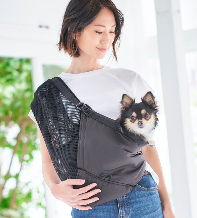 erva(エルバ)の夏用メッシュドッグスリング