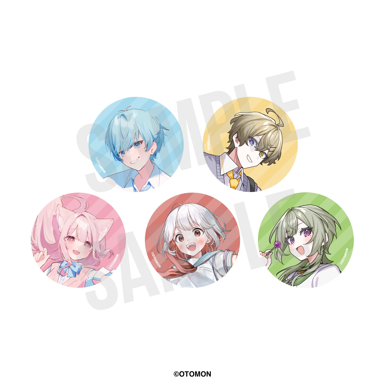 おともんランダム缶バッジ | おとなりモンスター | PaLePaLe