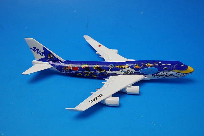 マリンジャンボ 747-400D ANA 【木造模型】スケール 1/200