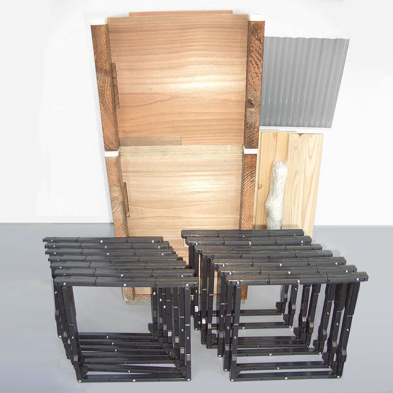 日本蜜蜂 集水桝用巣門 30cm用 2台セット 日本蜜蜂 集