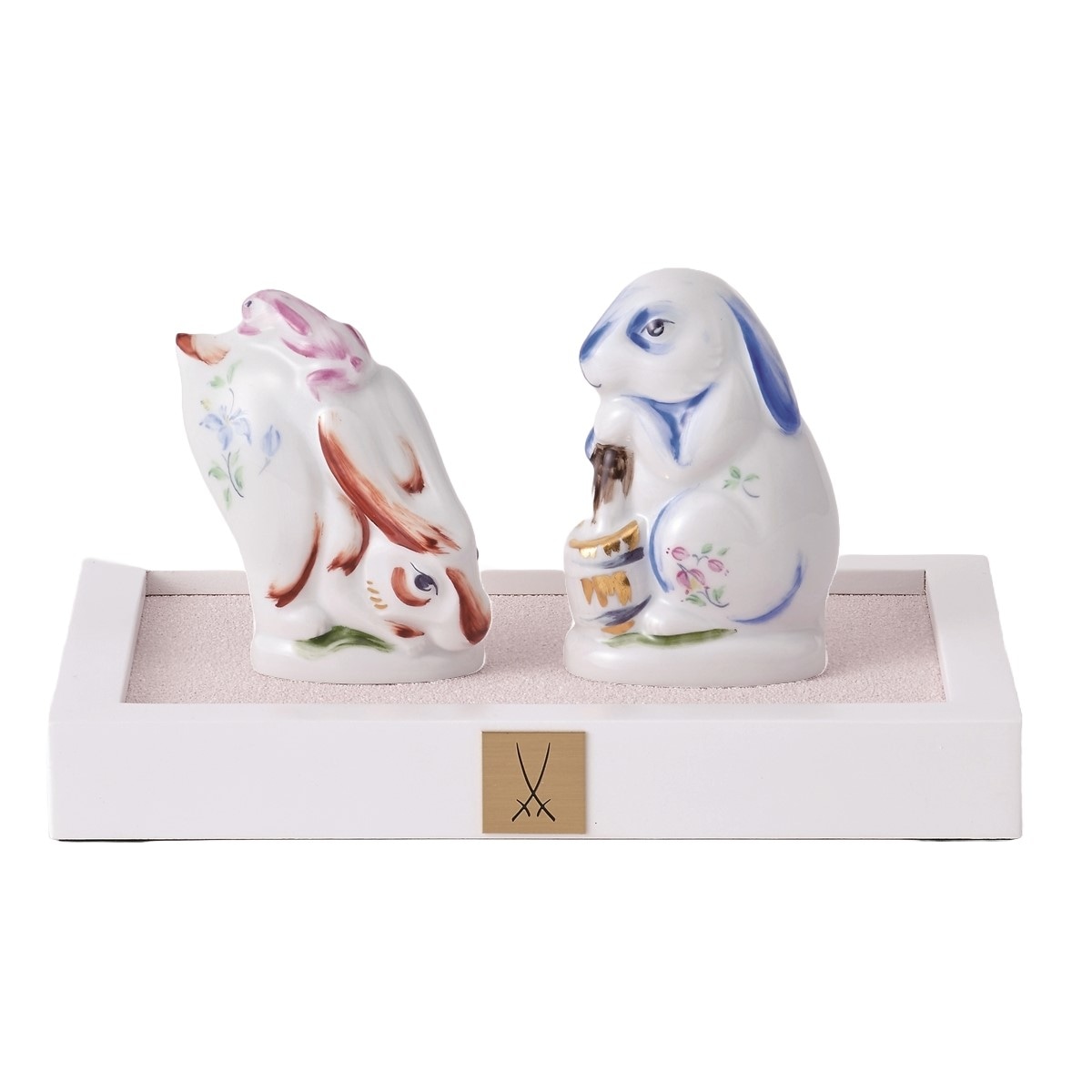 Meissen マイセン イノシシ 猪 置物 2点セット Meissen マイセン