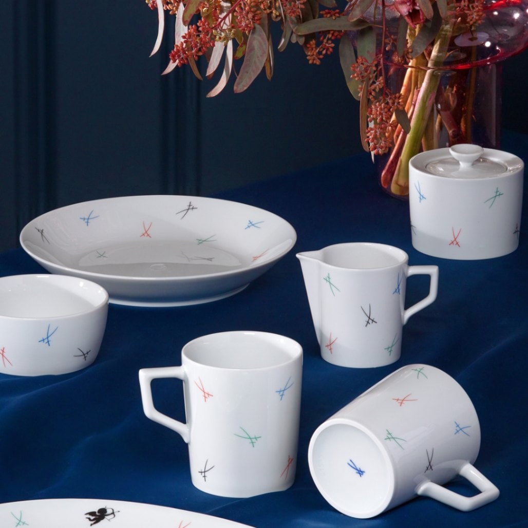 マイセン 剣マーク カラフル プレート 79A852/37487 | 剣マーク