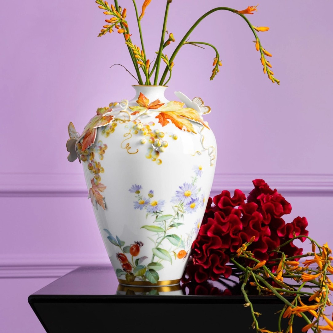 マイセン 花瓶「秋」 82297/25A984 | 世界限定品等 | ドイツの名窯