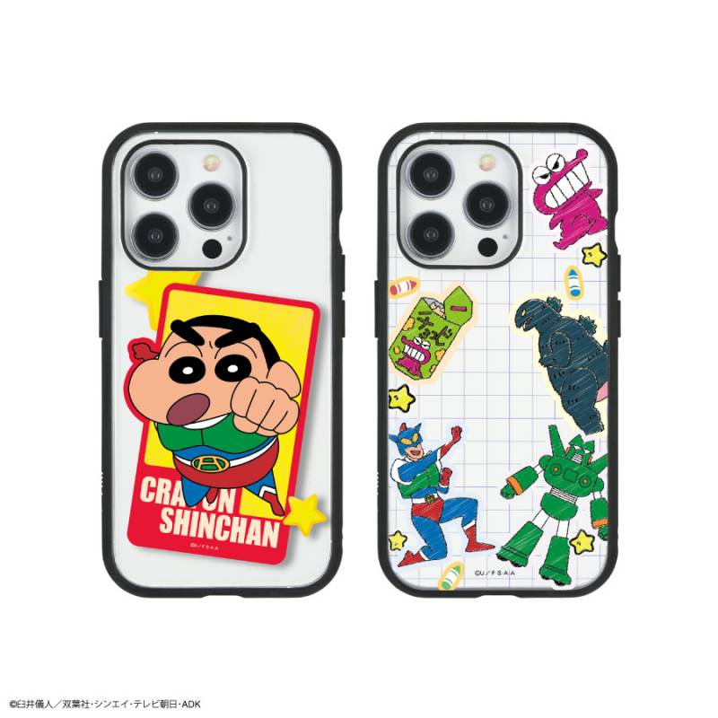 クレヨンしんちゃん IIIIfit Clear iPhone15 Pro 対応 ケース | か行
