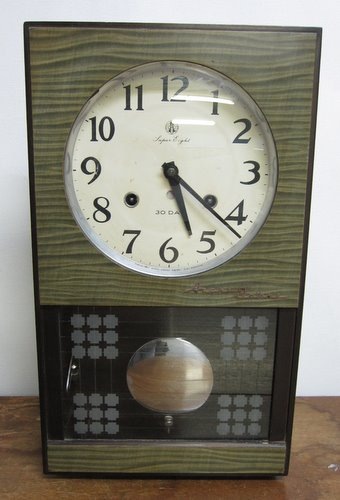 CW007 愛知時計 Super Eight 柱時計 30DAY | 時計,古時計,掛け時計