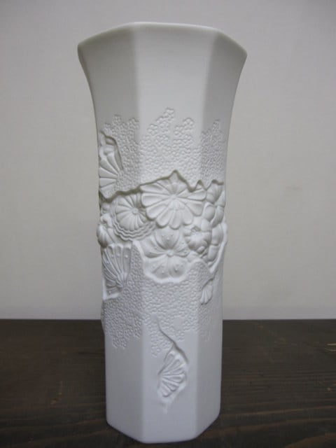 KAISER PORZELLAN カイザーポーセレン 白磁のフラワーベース kaiser