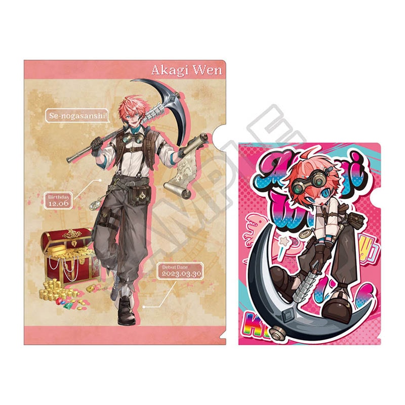 予約3/6〆【5月発売】にじさんじ クリアファイルセット 赤城 ウェン