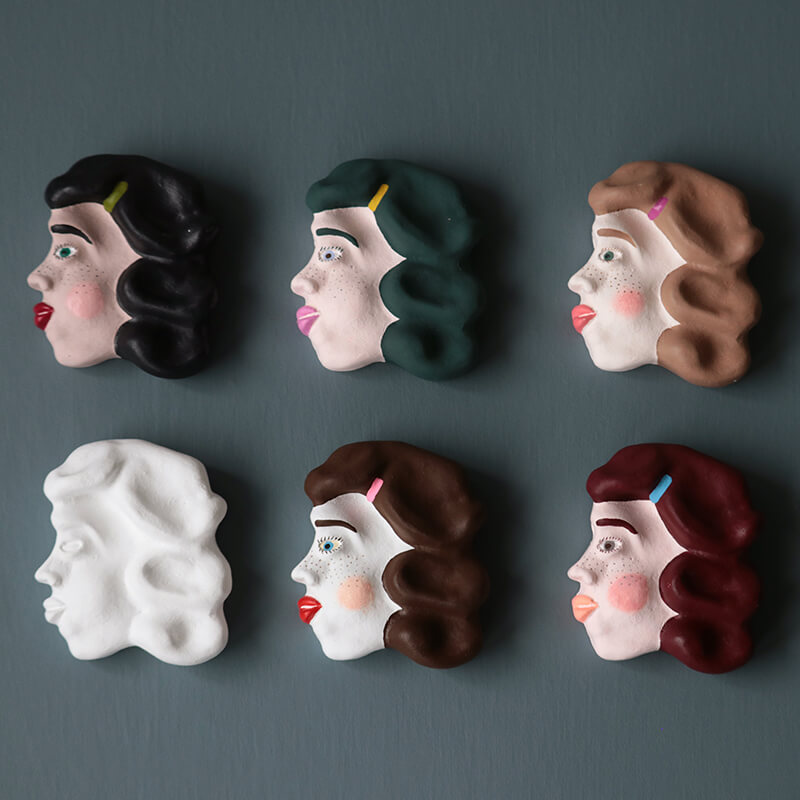 石膏壁飾り 頭 | すべて | マルヒロオンラインショップ