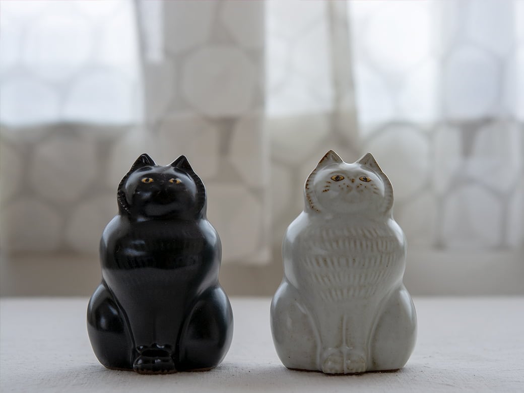 正規品】Daumドーム 猫 ガラス オブジェ パート・ド・ヴェール フランス製