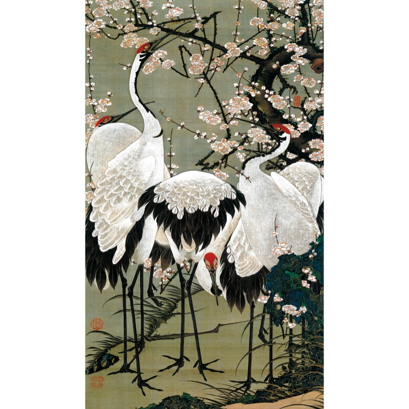 梅の枝の花 版画 208/280 額装 落款あり インテリア Gogh Museum