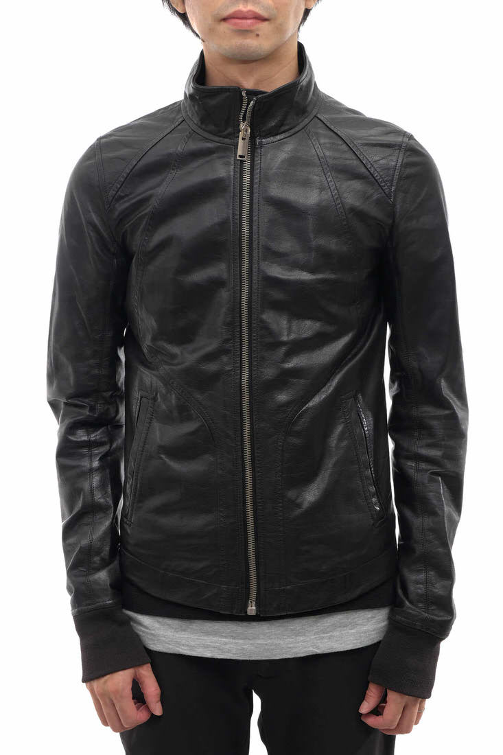 リックオウエンス シングルライダース Rick Owens INTARSIA JACKET