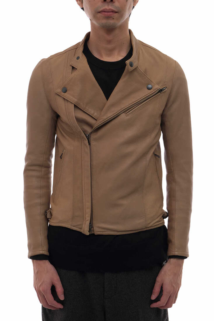 STUDIOUS ST13-3-5-02 / ステュディオス ラムレザー 羊革 ベージュ